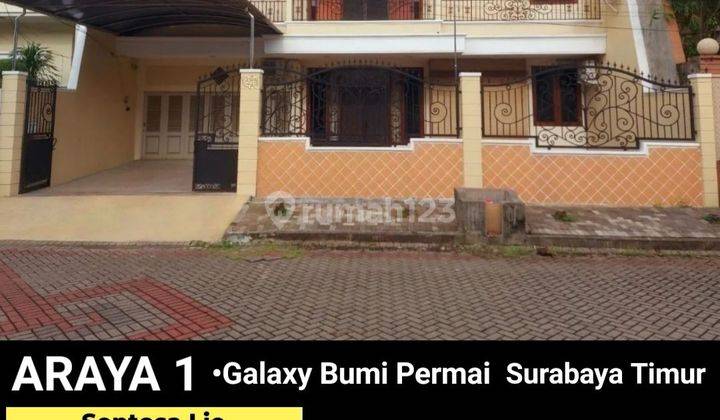 Dijual Rumah Araya 1 Galaxy Bumi Permai Surabaya Timur BONUS SEMI FURNISHED 1