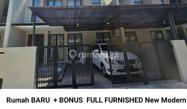 Dijual Rumah Pondok Tjandra - Pondok Candra - New Baru 2 Lantai Bonus Full Furniture 1