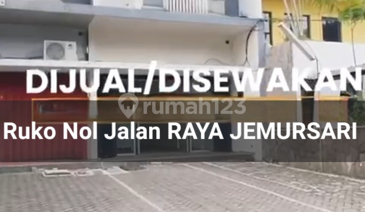 Dijual Ruko Raya Jemursari - Raya Prapen- Tenggilis Mejoyo - Parkiran Luas - Nol Jalan Raya Komersial Cocok Buat Segala Usaha Dijual Ruko Raya Jemursari - Raya Prapen- Tenggilis Mejoyo - Parkiran Luas - Nol Jalan Raya Komersial Cocok Buat Segala Usaha