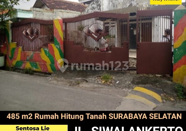 Murah Rumah Hitung Tanah Rp.5 Jt-An/M2 Dijual 485 M2 Rumah Siwalankerto - Belakang Uk Petra - SHM - Cocok Buat Rumah Usaha Kos- Kostan, Ruko Dll