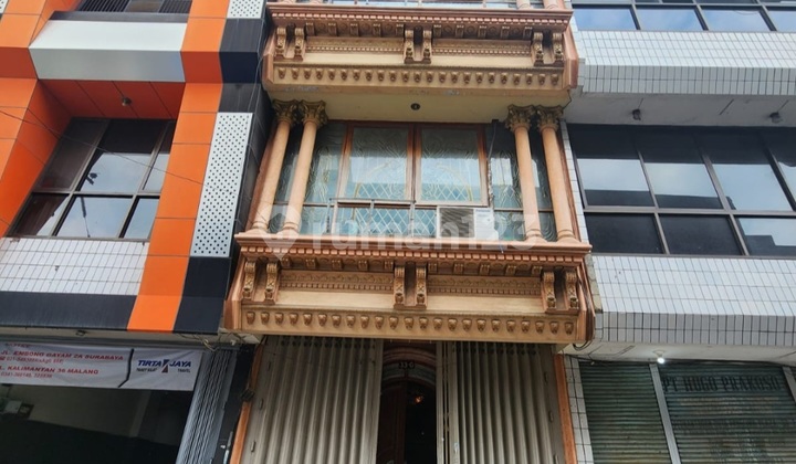 For Sale: Shop House on Jalan Panglima Sudirman - Central Surabaya near Office Area, Hokky Fruit, Bambu Runcing Monument, Tunjungan Plaza - Special Marble Floor with Semi-Furnished Bonus. 2