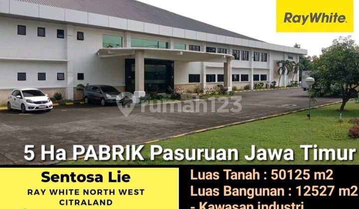 For Sale 5 Hectares Ex-Factory Pasuruan East Java - Industrial Area - Complete Industrial Permit - Container Truck Access For Sale 5 Hectares Ex-Factory Pasuruan East Java - Industrial Area - Complete Industrial Permit - Container Truck Access