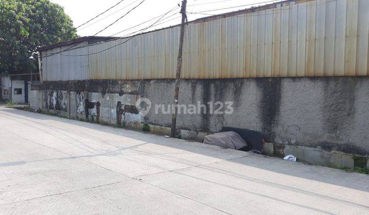 TANAH KAVLING BONUS GUDANG WORKSHOP SIAP PAKAI, STRATEGIS SEKALI, BEBAS BANJIR, MUDAH DIJANGKAU, DI TERUSAN BANDENGAN, ANGKE JAKARTA 3