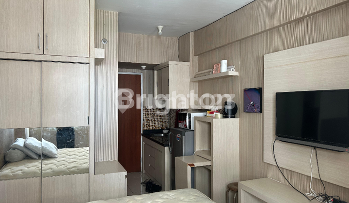 Apartemen Puncak Kertajaya Studio Full Furnish di Lantai 12 View Kolam Renang 1