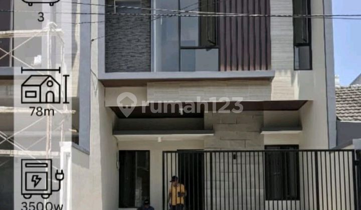Rumah Baru Perumahan Wisma Mukti Surabaya Jalan Lebar & bisa K P R 2
