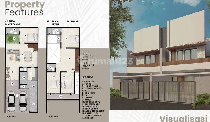 Rumah Baru Gress 2 Lantai di Pantai Mentari Row Jalan Lebar  1