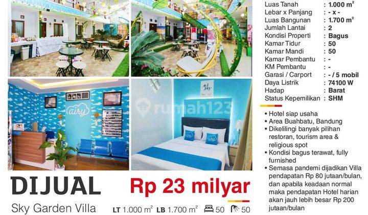 Dijual Cepat Hotel 2 Lantai Kondisi Bagus Di Buah Batu Bandung Dengan Roi Dan Harga Sangat MenariK 2