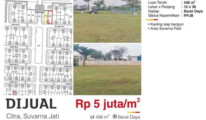 Dijual Tanah di Cluster Citra, Suvarna Jati Harga Menarik Nepis 1