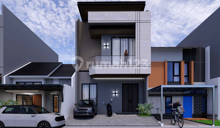 Dijual Rumah 2 Lantai Baru SHM di Cluster Flamboyan Alam Sutera 2