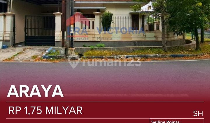 Rumah Jual Dalam Perumahan Elit Hook Dekat Exit Tol Plaza Araya 2