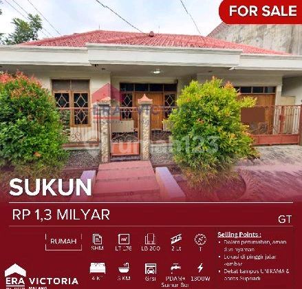 Rumah Jual Dekat Kampus Unikama Dalam Perumahan Aman Nyaman