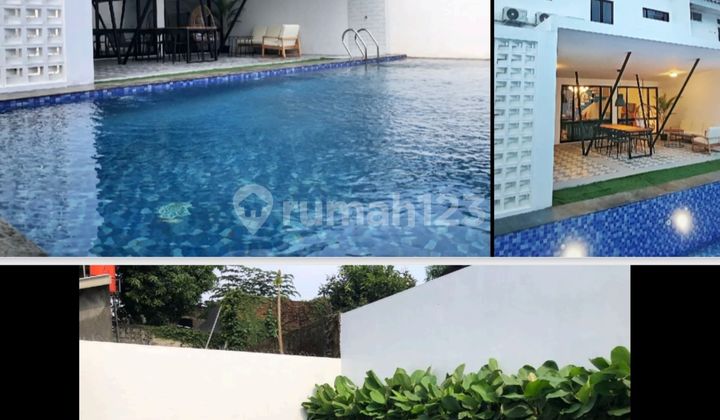 Dijual Rumah Cantik Fully Furnished + Swimming Pool - Dalam Compound Eksklusif, Cipete - Jakarta Selatan