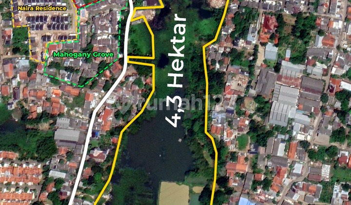 Serpong Land SHM 4.3ha Suitable for Building Housing in South Tangerang