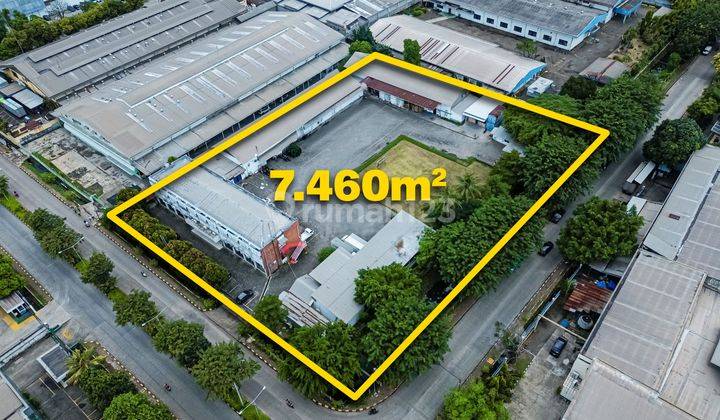 9 Juta Per Meter Nego, Harga Njop, Luas Tanah 7460 M2, Parkir Luas, Gudang Di Pulo Gadung 1