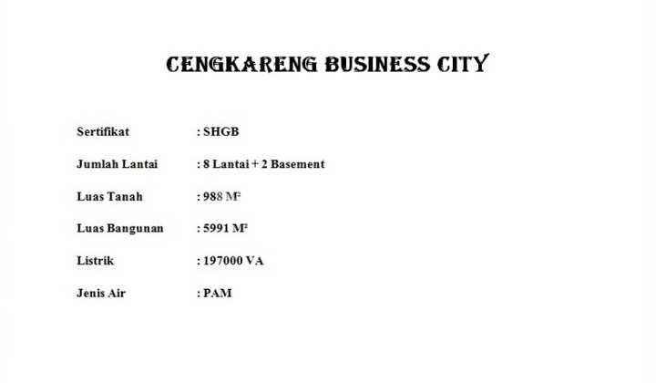 Gedung CBC Deket Airport Super Bagus Prestigous Nego 3