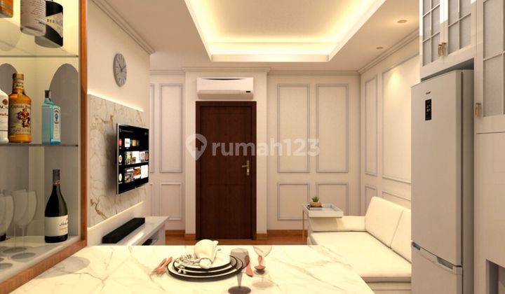 Dijual Cepat Apartemen Baru Renovasi Cakep Mediterania Tanjung Duren Dekat Central Park  1