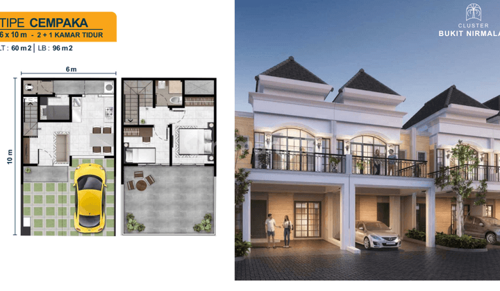 Dijual Rumah 2 Lantai Cluster Bukit Nirmala Pik 2 2