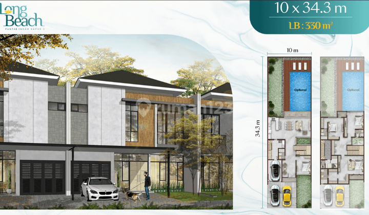 Dijual Rumah Bagus 2 Lantai Cluster Long Beach Pik 2 2