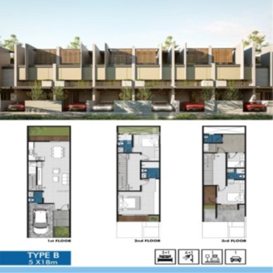 For Sale Citra 2 Beautiful 3-Storey House in Kalideres, West Jakarta 1