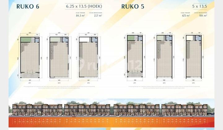 Ruko CITY HUB Summarecon Serpong  Hadap Jalan Raya
