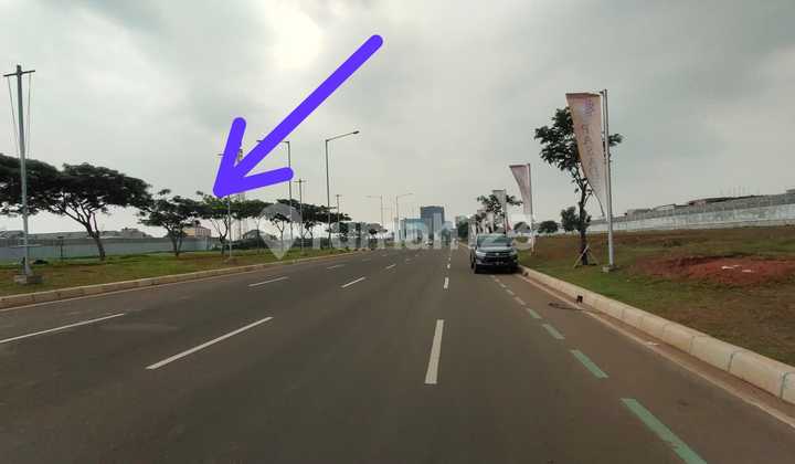Commercial Lot Main Boulevard Gading Serpong Two-Way Road Commercial Lot Main Boulevard Gading Serpong Two-Way Road