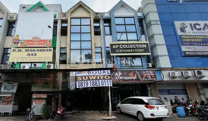 Jual Ruko Boulevard Utama Gading Serpong 3 Lantai, Dekat Mall Summarecon Serpong