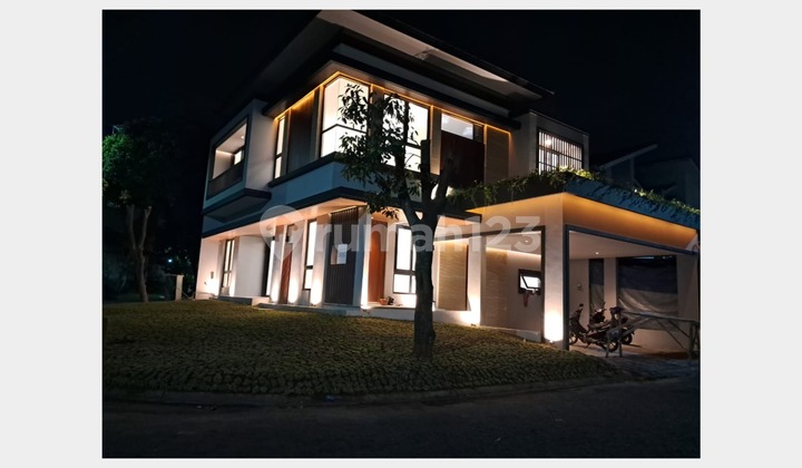 Rumah Cantik nan Mewah, Bangunan Baru Hoek sudah SHM di BSD City Rumah Cantik nan Mewah, Bangunan Baru Hoek sudah SHM di BSD City