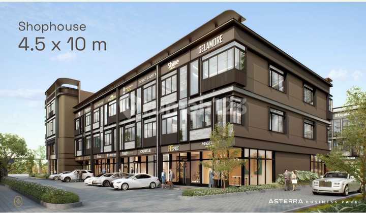 Ruko dengan konsep Baru dekat SPBU BP di lokasi Elite ROW 50 meter di BSD 