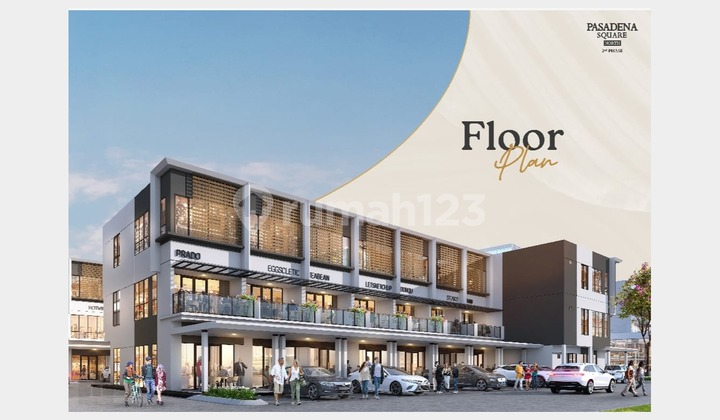 Pasadena Square North Shop House in the Premium Paramount area of Gading Serpong Pasadena Square North Shop House in the Premium Paramount area of Gading Serpong