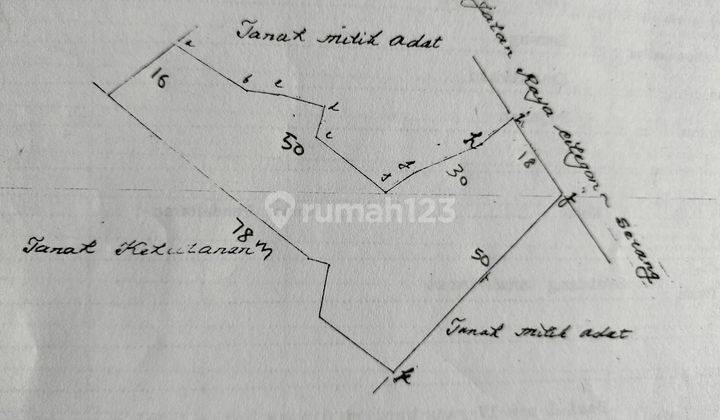 Dijual cepat tanah di Raya Serang 1