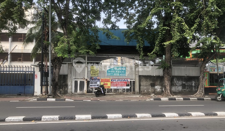 tanah di jalan KH Zainul Arifin ( ketapang ) duri pulo luas 602m2