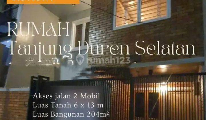 Dijual Rumah 3 Lantai Di Tanjung Duren Selatan, Jakbar 1