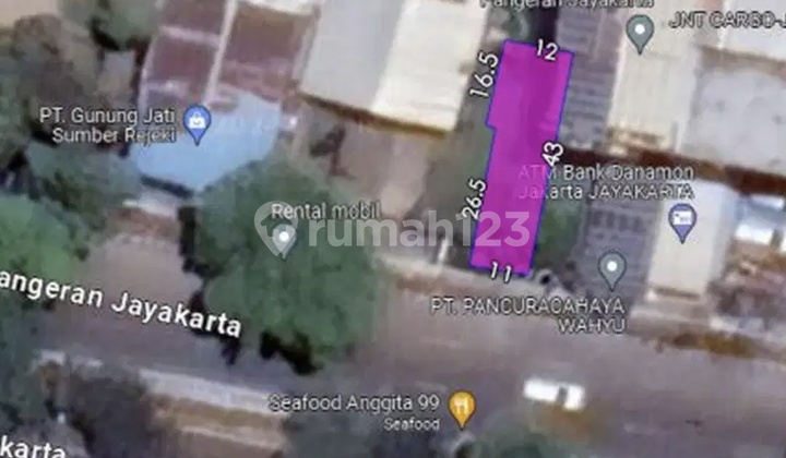 Dijual Tanah Komersial Dibawah Njop Di Pangeran Jayakarta, Jak-pus