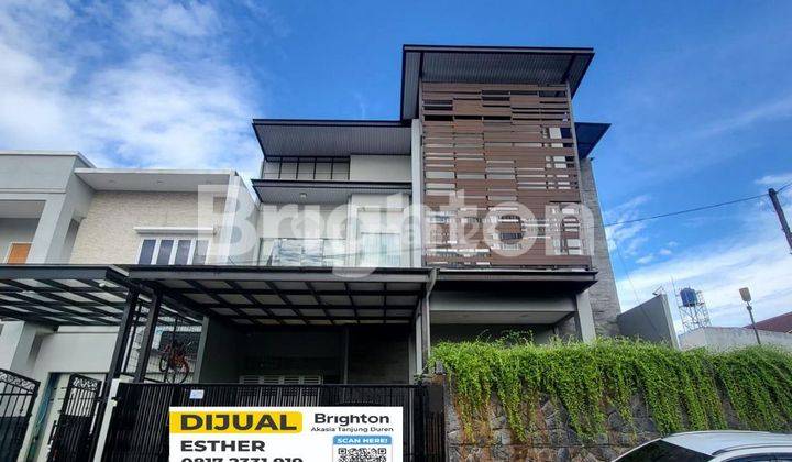 RUMAH MEWAH 3 LT. DI METRO PERMATA JAKARTA BARAT WITH POOL 1