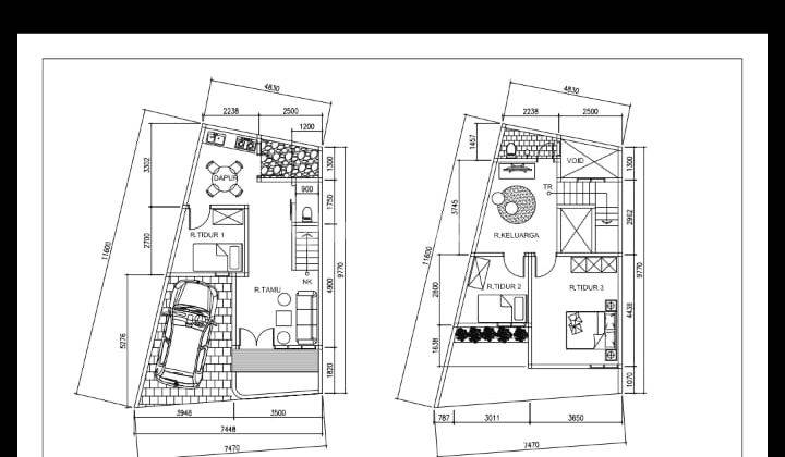 Rumah 2 Lantai Design Modern Free Biaya² Dekat TMII Di Lubang Buaya 2