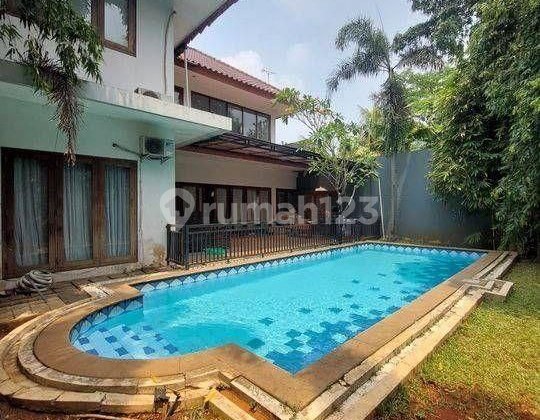 Rumah Private Pool Dlm Komplek Jl Lebak Bulus 3 Cilandak Jak Sel
