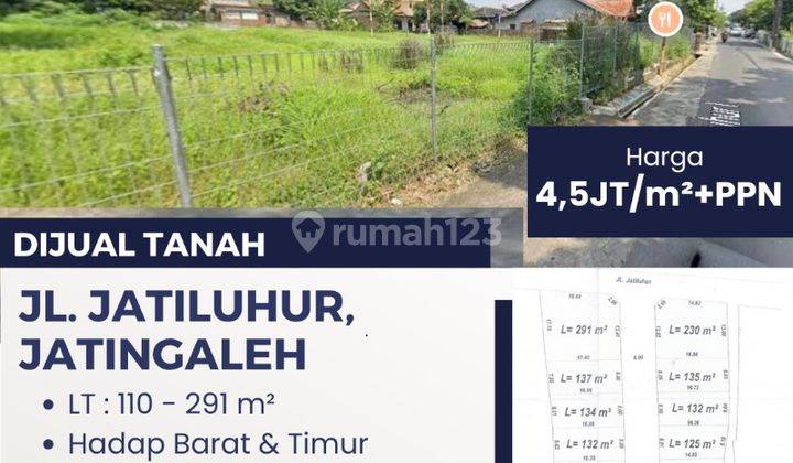 Dijual Tanah Jl Jatiluhur Jatingaleh Banyumanik Semarang 1