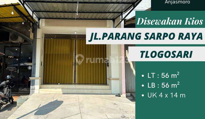 Disewakan Kios 1 Lt Tlogosari 1