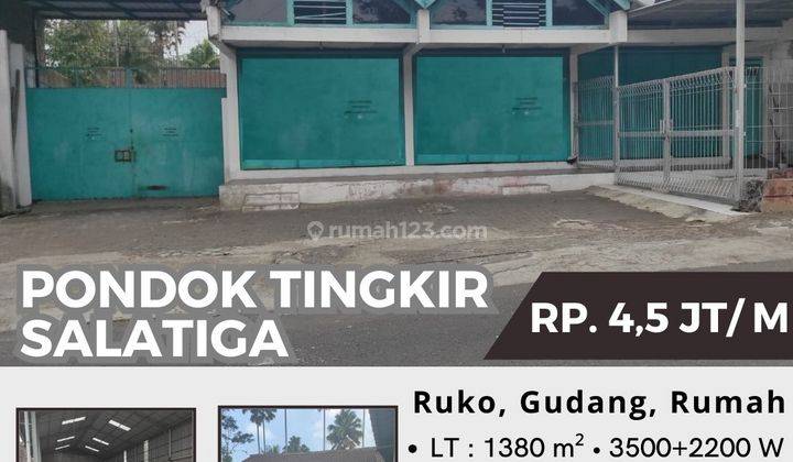 Dijual Rumah, Toko Dan Gudang Pondok Tingkir Salatiga 1