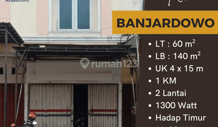 Dijual Ruko 2 Lt Banjardowo 1