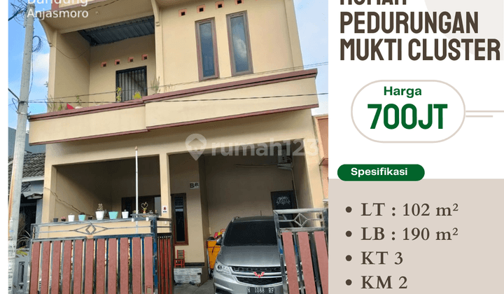 Dijual Rumah 2 Lantai Pedurungan Mukti Cluster Semarang  1