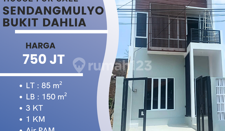 Dijual Rumah Baru 2 Lantai Sendangmulyo Tembalang Semarang 1