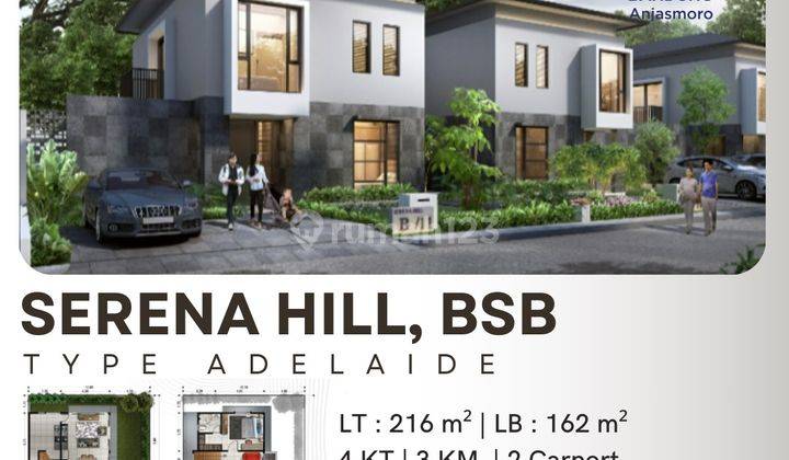 Dijual Rumah Baru Citraland Bsb City Serena Hill Type Adelaide 1