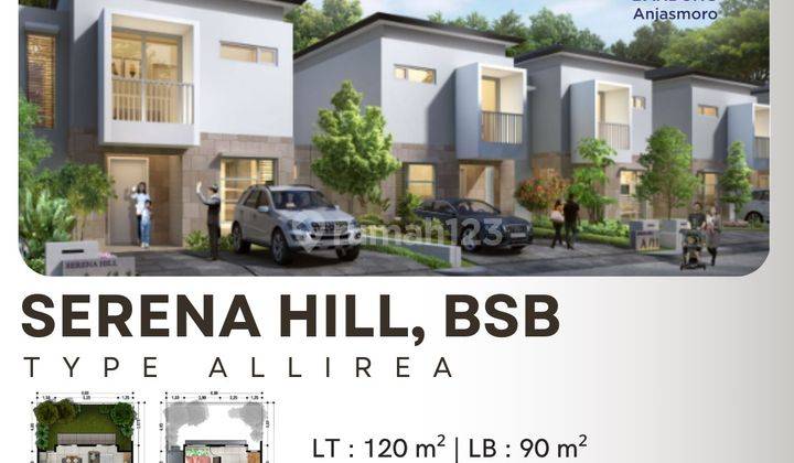 Dijual Rumah Baru Citraland Bsb City Serena Hill Type Allirea  1