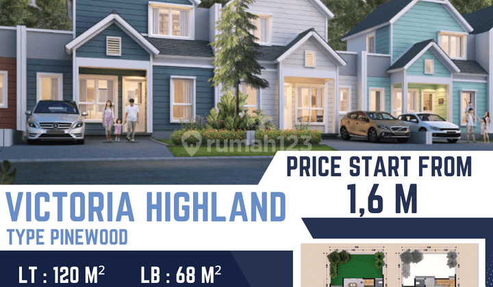 Dijual Rumah Baru Citraland Bsb City Victoria Highland Pinewood 1