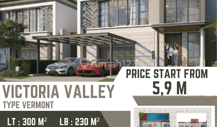 Dijual Rumah Baru Citraland Bsb City Victoria Valley Type Vermont 1