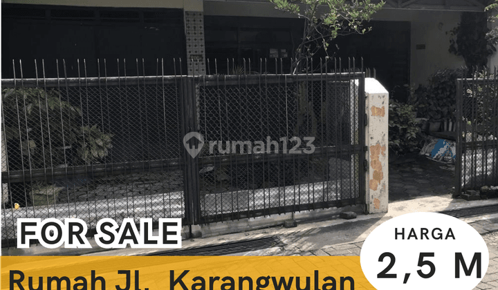 Dijual Rumah Lama Karangwulan Semarang Barat  1