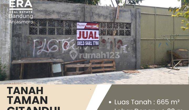 Dijual Tanah 2 Kavling Taman Citandui Semarang Timur  1