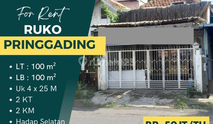 Disewakan Ruko Jl Pringgading Semarang Tengah  1