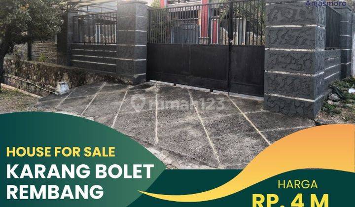 Dijual Rumah Bagus 2 Lantai Furnished Gg Karang Bolet Rembang 1